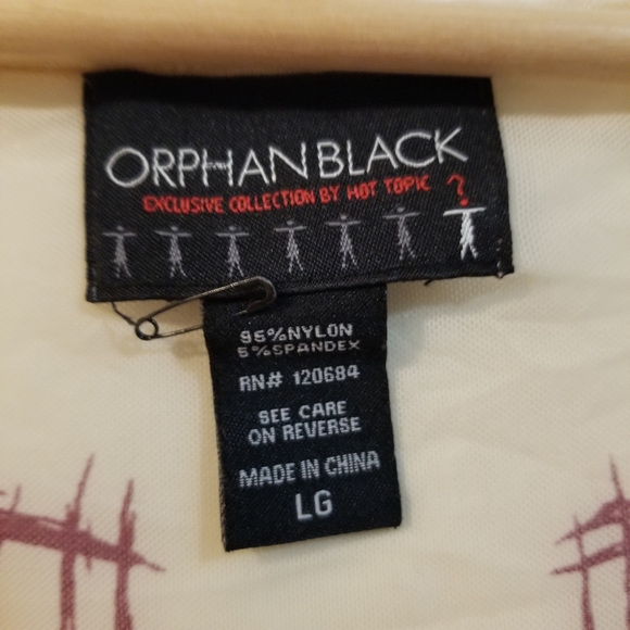 Ivory Mesh Long Sleeve with Angel Wings - Picture 4 of 5